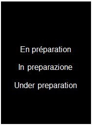 Zone de Texte: En prparation

In preparazione

Under preparation
